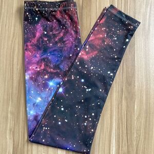 Freeze Galaxy leggings.  Size medium.